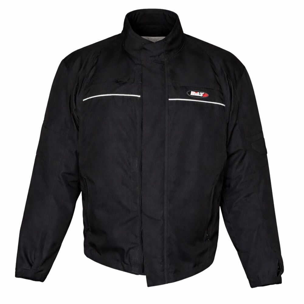 BILT MENS MOTO RIDING CYCLE PADDED ROAD PROTECTION LINED BIKER FULL ZIP JACKET